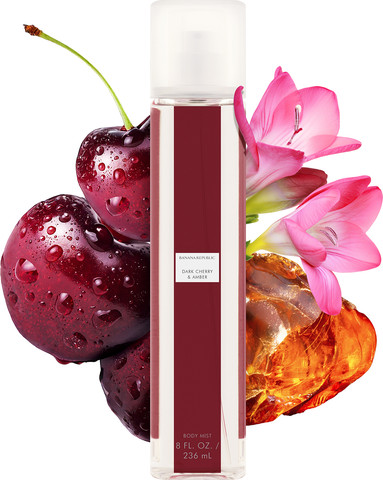 DARK CHERRY & AMBER בודי מיסט לאשה