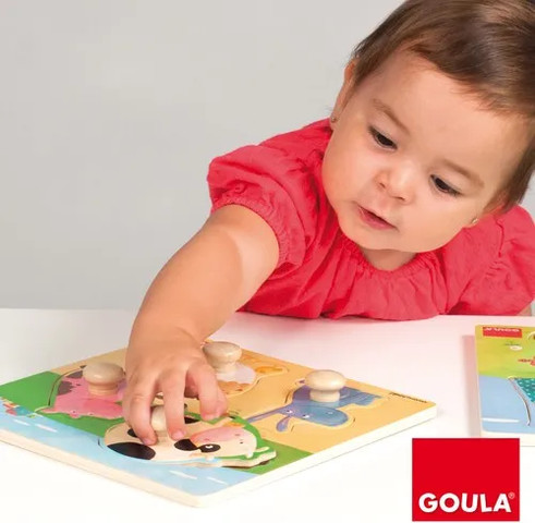 פאזל עץ חיות החווה - Goula