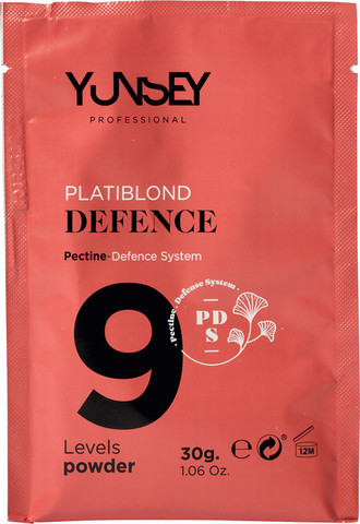 אבקת הבהרה מקצועית לשיער עד דרגה 9  YUNSEY