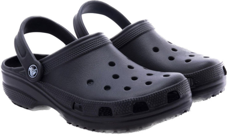 Crocs Classic - נעלי קרוקס קלאסיים בצבע שחור לגברים ולנשים