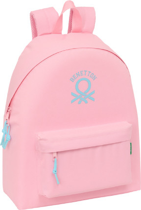 תיק גב לילדים מסדרת בייסיק מבית BENETTON - צבע ורוד פסטל
