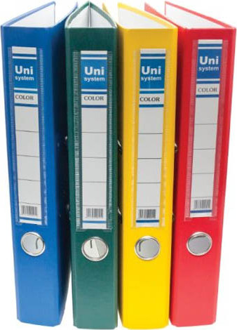 קלסר UNI גב 8 פלסטיק