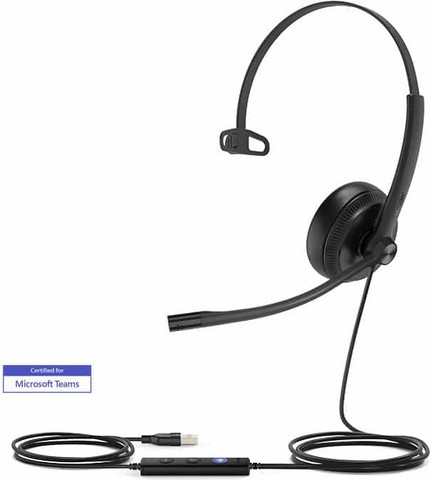 מערכת ראש חוטית למחשב Yealink יאלינק UH34 M USB