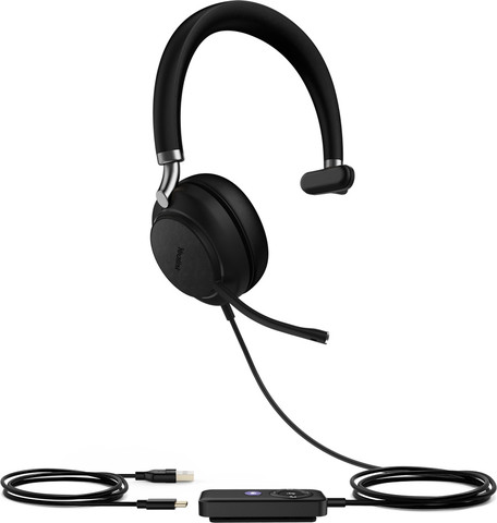 מערכת ראש חוטית למחשב Yealink יאלינק UH38 Mono UC -W/O BAT
