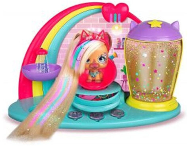 המספרה I Love VIP Pets -  ערכה ביתית לעיצוב שיער עם בובת כלב ומגוון אביזרים מהסדרה האהובה