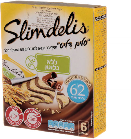 חטיף רב דגנים ללא גלוטן עם שוקולד חלב