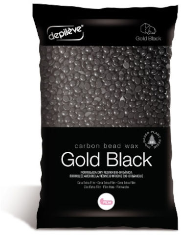 שעוות פתיתים שחורה GOLD BLACK מתקלפת בשכבה דקה 1Kg דפילב