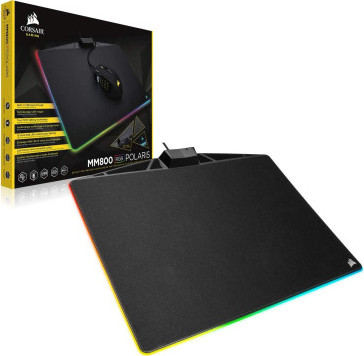 משטח לעכבר CORSAIR MM800 RGB POLARIS GAMING
