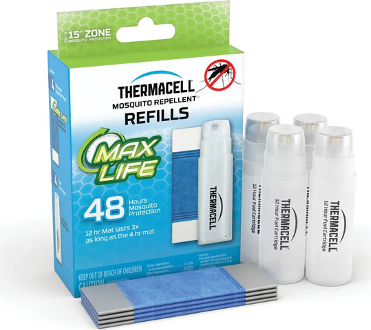 טרמסל THERMACELL ערכת מילוי, מכשיר להרחקת יתושים בטכנולוגיה מתקדמת - יעיל ל-48 שעות