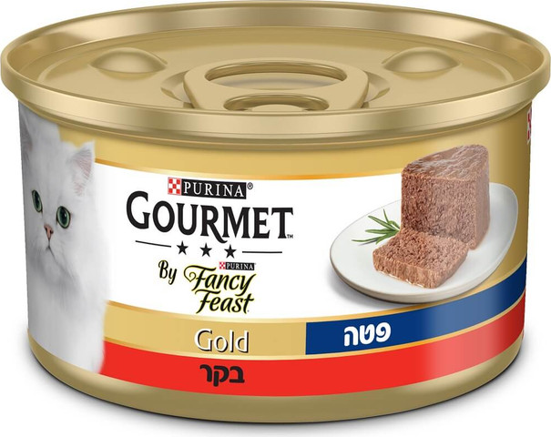 מגש שימורי פנסי פיסט גולד גורמה - פטה בקר 24 יח'