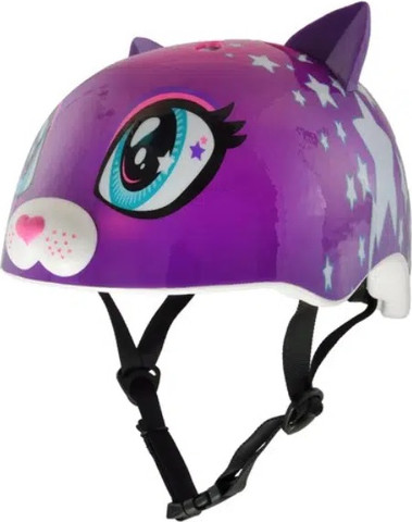 קסדת ילדים בעיצוב 3D עם פתחי אוורור לגיל 5+ - סטאר קיטי