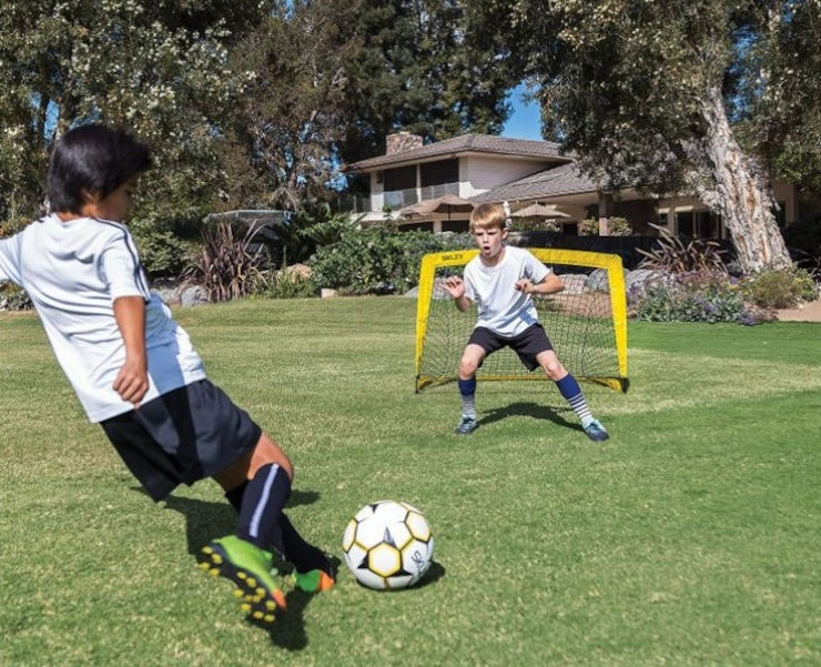 GOAL EE POPUP שער כדורגל נייד נפתח ומתקפל בקלות + תיק נשיאה