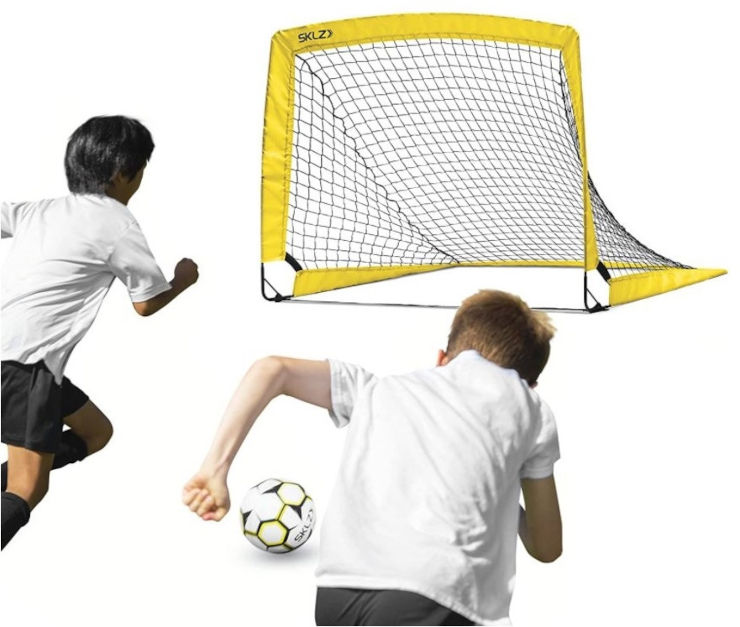 GOAL EE POPUP שער כדורגל נייד נפתח ומתקפל בקלות + תיק נשיאה