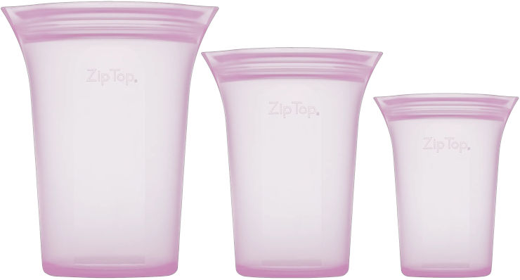 סט גביעים סיליקון צבע סגול Z-CUP3A-04