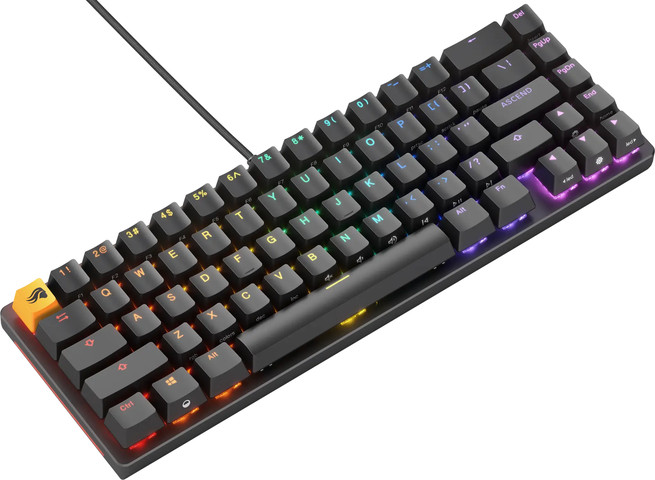 מקלדת מכאנית Glorious GMMK 2 65% (Pre-Built) שחור