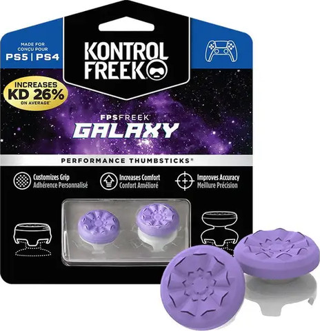 סט מתאמים ארגונומיים לאגודל PS 4/5 מהדורת Galaxy סגול