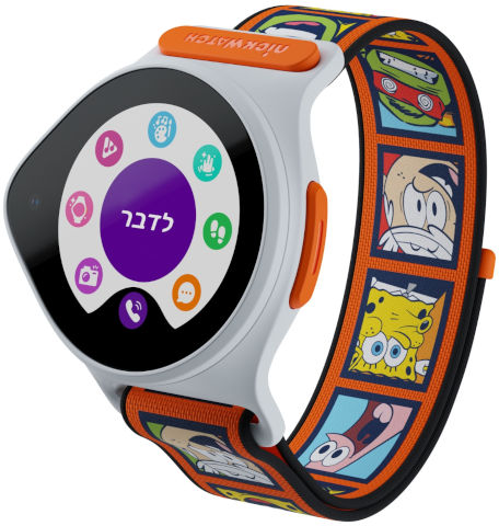 שעון חכם לילדים ניקלודיאון NickWatch