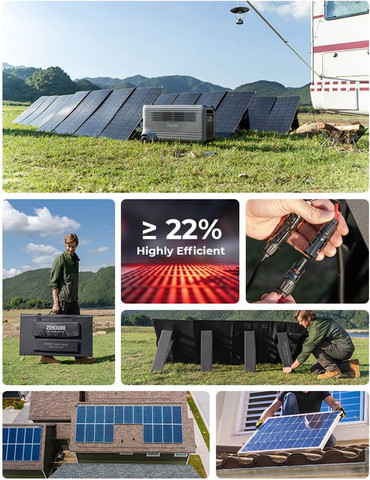פאנל סולארי מתקפל Zendure 200W זנדור ZNZD200SP