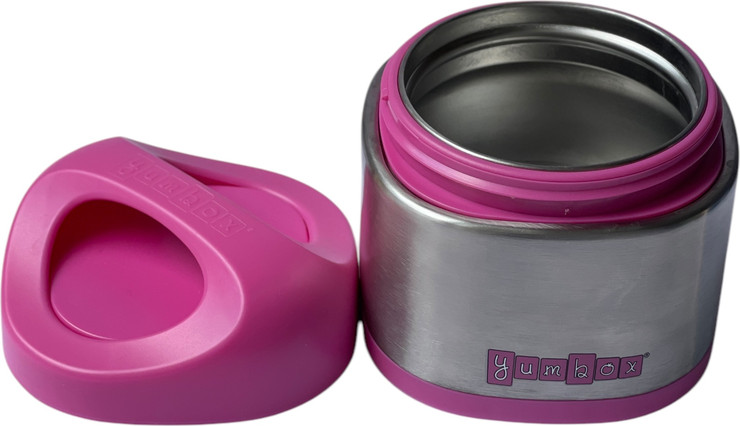 קופסת אוכל תרמית מנירוסטה יאמבוקס קיובי Yumbox Cubi לילדים Surf Blue