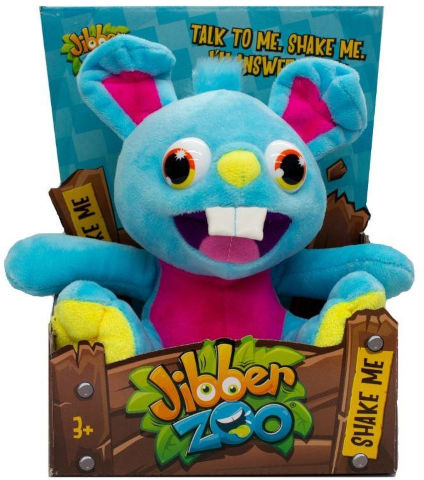 ג’יבר זו Jibber Zoo בובת פרווה מדליקה - שפן