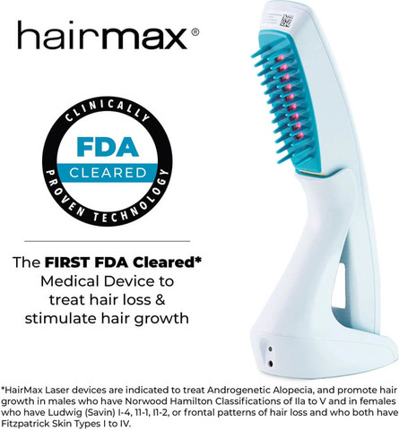 מברשת לייזר לטיפול בנשירת שיער והתקרחות HairMax הייר מקס Ultima 9