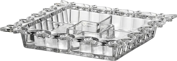 קברט 5 תאים מרובע Pierced 6X36X36 קריסטל בוהמיה