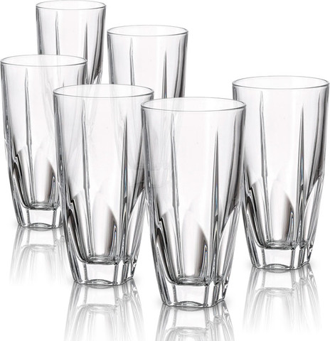 סט 6 כוסות שתיה FJORD 350ml קריסטל בוהמיה