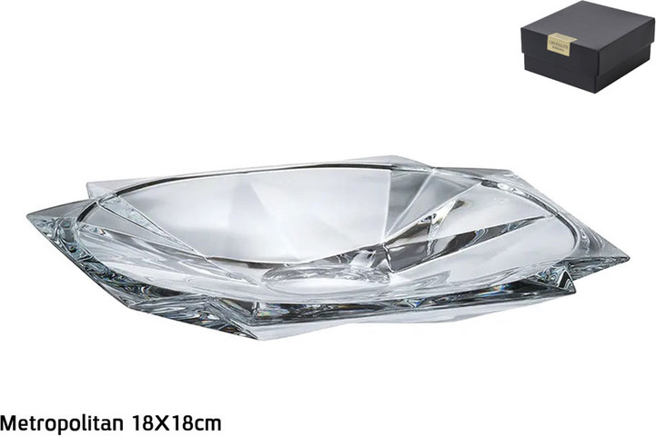 צלחת קינוח  18X18 ס״מ בוהמיה METROPOLITAN