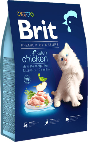 בריט קיטן אוכל לגורי חתולים 1.5 ק"ג Brit Premium Cat Kitten