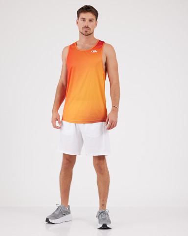 VN Racer Tank - גופיית ריצה לגבר בצבע כתום ערפל - כתום