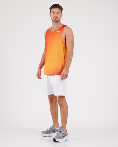 VN Racer Tank - גופיית ריצה לגבר בצבע כתום ערפל - כתום