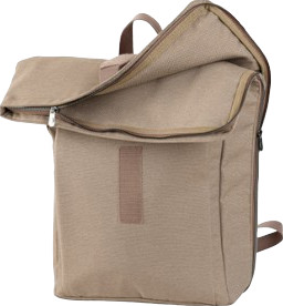 תיק החתלה דגם Urban Rolltop מבית Baby Boss - צבע בז' מלאנג'