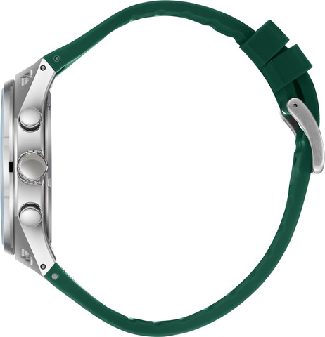 שעון גברים Lee Cooper London LC08063.377 ירוק עם רצועת סיליקון Multi Function