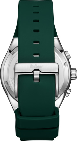 שעון גברים Lee Cooper London LC08063.377 ירוק עם רצועת סיליקון Multi Function