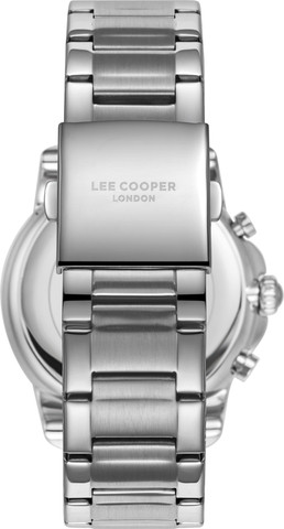 שעון גברים Lee Cooper London LC08068.330 כסף עם צמיד פלדת אל-חלד Multi Function