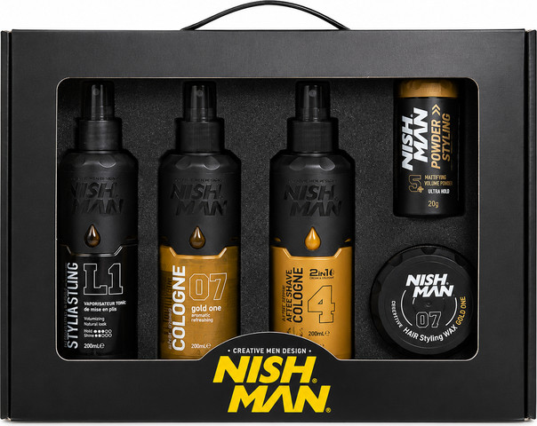מארז טיפוח לגבר NISHMAN