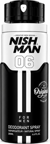 NISHMAN Deodorant Spray 06 – For Men דאו ספריי
