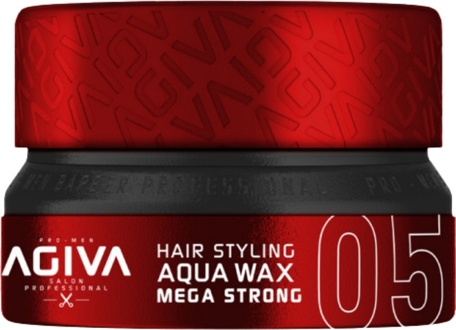 ווקס לשיער אגיבה 155 מ"ל Agiva Aqua Mega Strong 05 - Red