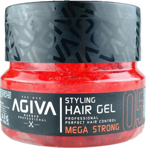 Agiva Styling Hair Gel Mega Strong 05 - אחיזה מקסימלית לעיצוב בלתי מנוצח