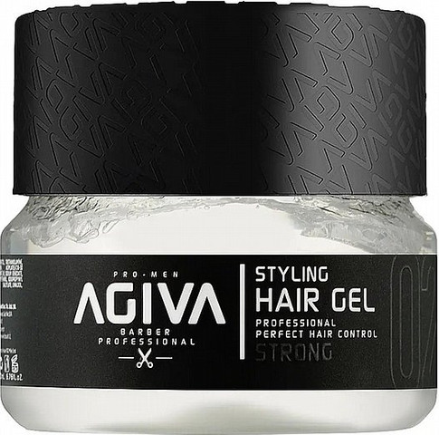 ג'ל לשיער Agiva Styling Hair Gel Strong 02 - Transparent 700ml - שקוף