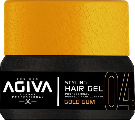 Agiva Styling Hair Gel Gum Gold  - עיצוב גמיש עם נגיעה של יוקרה
