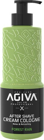 קרם לאחר גילוח Agiva After Shave Cream Cologne 400ml בניחוח Forest Rain
