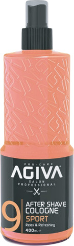 אפטר שייב אגיבה 400 מ"ל Agiva Cologne Sport No.9