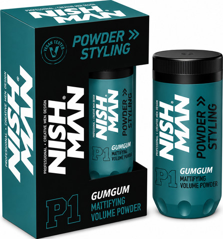 NISHMAN P1 GumGum Mattifying Volume Powder – אבקת נפח