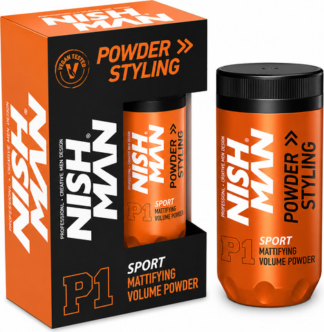 NISHMAN P1 Sport Mattifying Volume Powder – אבקת נפח מט