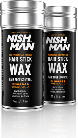 NISHMAN Hair Stick Wax – ווקס סטיק מקצועי לעיצוב והחלקת שיער
