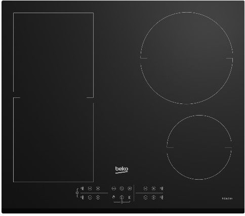 כיריים אינדוקציה 60 ס''מ BEKO בקו דגם HII64202FMT