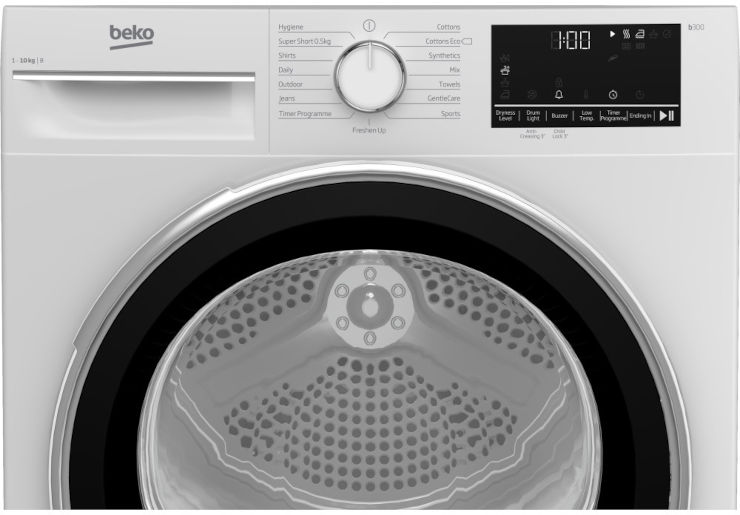 מייבש כביסה 10 ק"ג כולל קונדנסור Beko בקו B3T41011DW