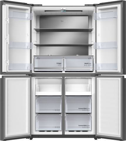 מקרר 4 דלתות - 601 ליטר Beko בקו GN91601DX נירוסטה מושחרת