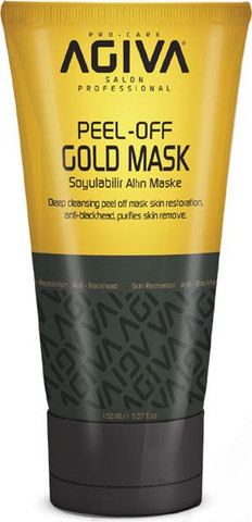 מסכה זהב לפנים אגיבה 150 מ"ל Agiva Gold Mask